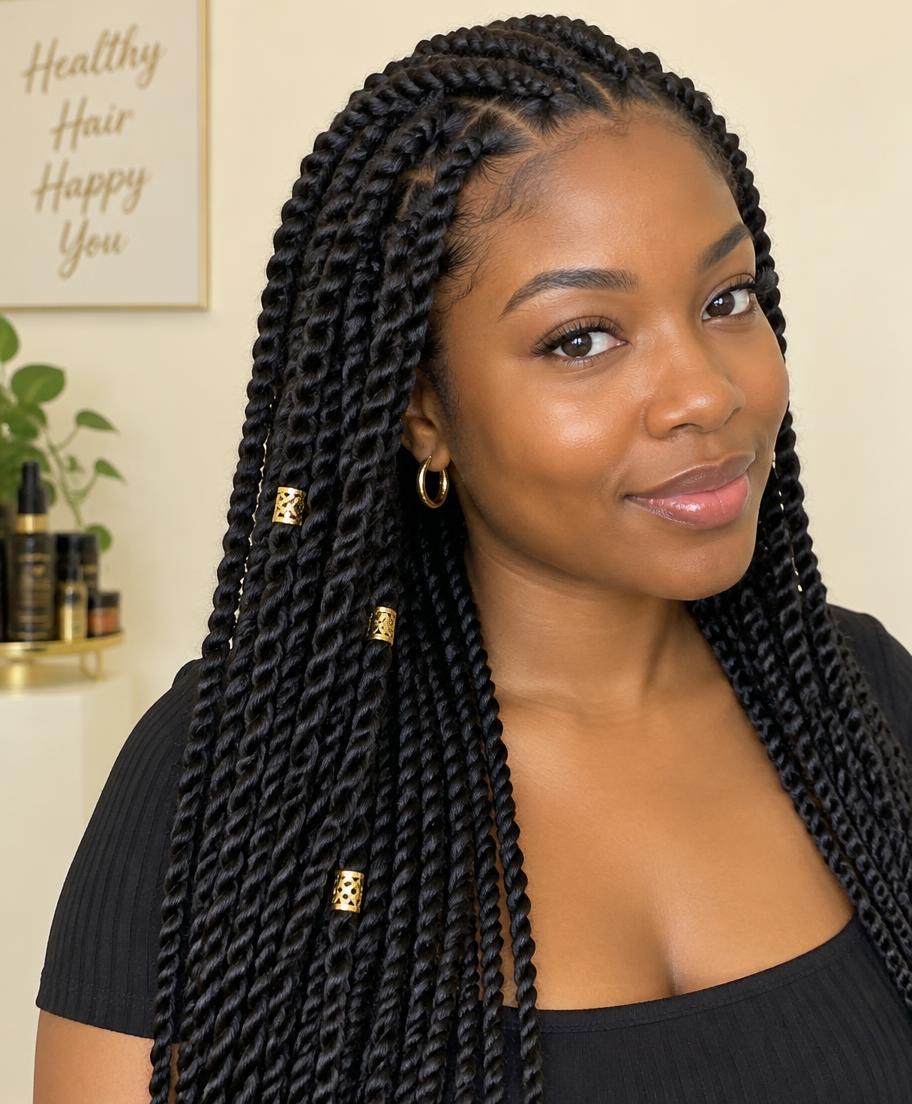 Twist com acabamento natural